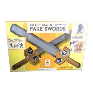 Exploding Kittens Let's Hit Each Other With Fake Swords Party Game New